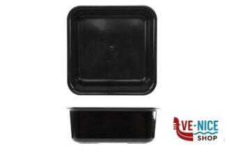 plastica VASSOIO ANTIASSORBENTE IN PMMA CM.22X22X8,5 NERO MOBIL PLASTIC