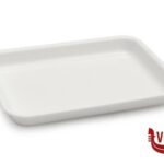 plastica VASSOIO ANTIASSORBENTE IN PMMA CM.22X29,5X3,5 BIANCO 130 A4-BIM MOBIL PLASTIC