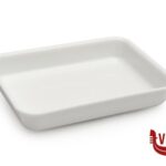plastica VASSOIO ANTIASSORBENTE IN PMMA CM.22X29,5X5 BIANCO 128 A4-BIM MOBIL PLASTIC