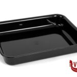 plastica VASSOIO ANTIASSORBENTE IN PMMA CM.22X29,5X5 NERO 128 A4-NER MOBIL PLASTIC