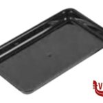 plastica VASSOIO ANTIASSORBENTE IN PMMA CM.22X29,5X8,5 NERO MOBIL PLASTIC