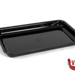 plastica VASSOIO ANTIASSORBENTE IN PMMA CM.22X36X3,5 NERO 130 A7-NER MOBIL PLASTIC