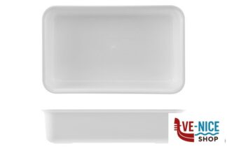 plastica VASSOIO ANTIASSORBENTE IN PMMA CM.22X36X8,5 BIANCO MOBIL PLASTIC