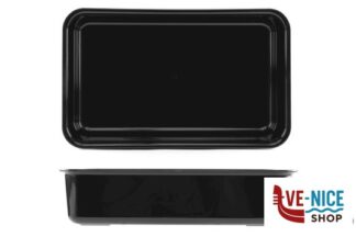plastica VASSOIO ANTIASSORBENTE IN PMMA CM.22X36X8,5 NERO MOBIL PLASTIC