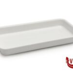 plastica VASSOIO ANTIASSORBENTE IN PMMA CM.22X44X5 BIANCO 128 A3-BIM MOBIL PLASTIC