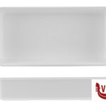 plastica VASSOIO ANTIASSORBENTE IN PMMA CM.22X44X8,5 BIANCO MOBIL PLASTIC