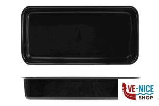 plastica VASSOIO ANTIASSORBENTE IN PMMA CM.22X44X8,5 NERO MOBIL PLASTIC