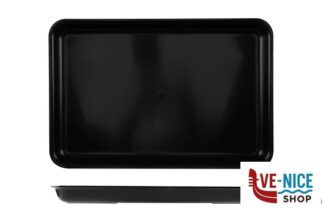 plastica VASSOIO ANTIASSORBENTE IN PMMA CM.29X44X3,5 NERO 130 A5-NER MOBIL PLASTIC