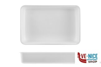 plastica VASSOIO ANTIASSORBENTE IN PMMA CM.29X44X8,5 BIANCO MOBIL PLASTIC