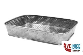 acciaio VASSOIO RETTANGOLARE ACCIAIO CM.28X18,5X3 - GPSS89 TABLECRAFT