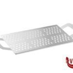 sottopiatti/vassoi VASSOIO E TAGLIERE RETTANGOLARE, CON PIEDINI E FORATO, 25X40 CM GI METAL