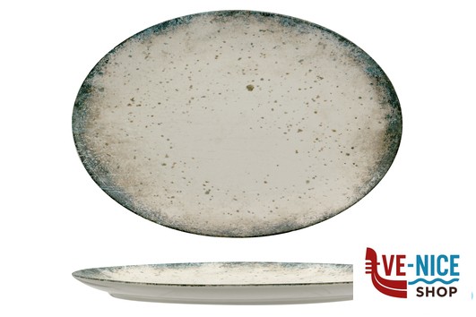 fondo VERDANT TITANIUM - PIATTO OVALE CM 32 ARIANE FINE PORCELAIN