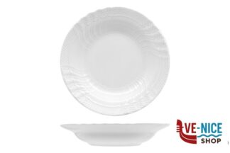 piano VERSAILLES - PIATTO FONDO CM 23 IN PORCELLANA IMPORT TAVOLA PROFESSIONAL