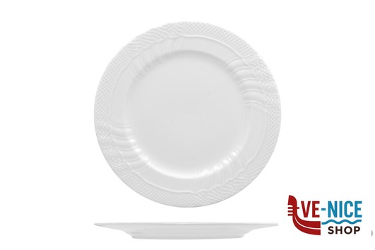 piano VERSAILLES - PIATTO PIANO CM 27,5 IN PORCELLANA IMPORT TAVOLA PROFESSIONAL