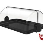 conservazione VETRINETTA DA BANCO MEDIA 38X26X17  BASE NERA ROBEX