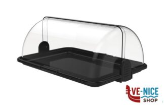 conservazione VETRINETTA DA BANCO MEDIA 38X26X17 BASE NERA ROBEX