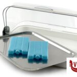 0 VETRINETTA DA BANCO BIANCO CM 44X32 20,5 CON VASSOIO  INOX CM 39X28 APS  ASSHEUER POTT GMBH E CO KG