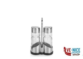 oliera/sale pepe VINAGR SALEROS QUESE - SALE E PEPE PARIS IN VETRO ED ACCIAIO INOX 3699 COMAS