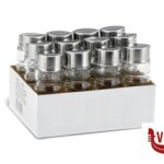 oliera/sale  pepe VINAGR SALEROS QUESE - SET 12 SALINI IN VETRO ED ACCIAIO INOX ADATTO PER SALE E PEPE COMAS