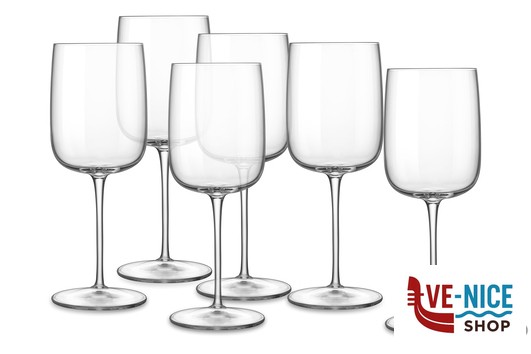 calici e flute spumante VINALIA - CF.6 CALICI CHARDONNAY CL.45 H.21,5 CM.8,1 BORMIOLI LUIGI