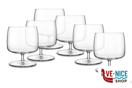 calici e flute spumante VINALIA - CF.6 CALICI COGNAC RUM CL.50 H.11,6 CM.9,67 BORMIOLI LUIGI