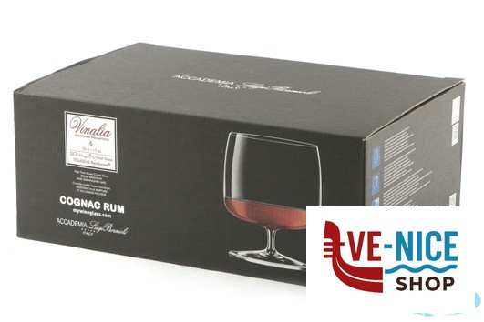 calici e flute spumante VINALIA - CF.6 CALICI COGNAC RUM CL.50 H.11,6 CM.9,67 BORMIOLI LUIGI - immagine 4