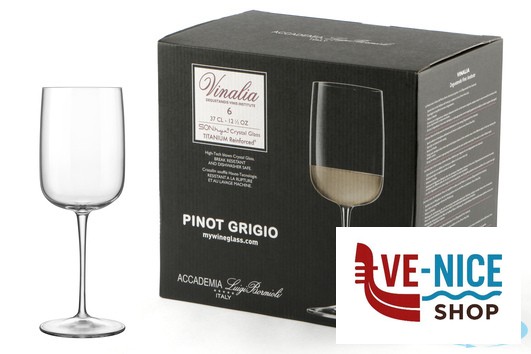 calici e flute spumante VINALIA - CF.6 CALICI PINOT GRIGIO CL.37 H.21 CM.7,5 BORMIOLI LUIGI - immagine 3