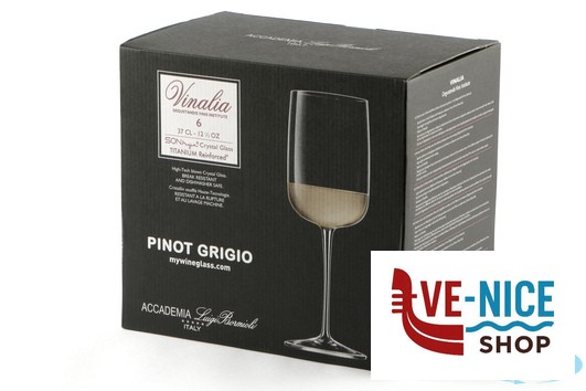 calici e flute spumante VINALIA - CF.6 CALICI PINOT GRIGIO CL.37 H.21 CM.7,5 BORMIOLI LUIGI - immagine 4