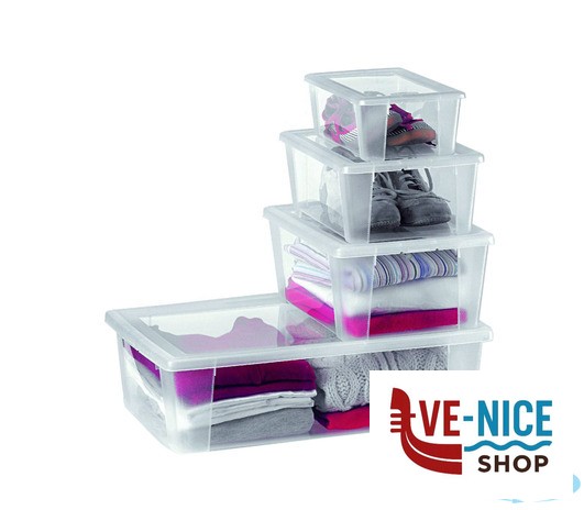 contenitori VISUALBOX SCATOLA TRASPARENTE MULTIUSO XXL 39X59X17 13053 STEFANPLAST - immagine 2