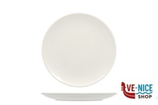 tavola VITAL COUPE DOPPIO BORDO-PIATTO PIANO CM 27-ALLUMINA ARIANE FINE PORCELAIN