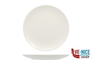 posacenere VITAL COUPE DOPPIO BORDO-PIATTO PIANO CM 29 - ALLUMINA ARIANE FINE PORCELAIN