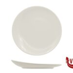 tavola VITAL COUPE - PIATTO PIANO ASIMMETRICO CM 21-ALLUMINA ARIANE FINE PORCELAIN