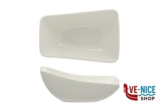 fondo VITAL RECTANGLE - COPPETTA RETTANGOLARE CM 15XH10,4XH8,5 PORCELLANA ALLUMINICA ARIANE FINE PORCELAIN