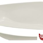 porcellana VITAL RECTANGLE - PIATTO PIANO CM 29X15,5 ASIMMETRICO ARIANE FINE PORCELAIN