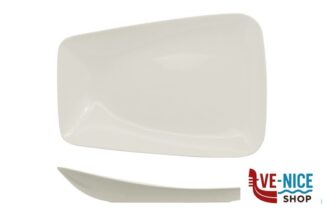 porcellana VITAL RECTANGLE - PIATTO PIANO CM 33X23 ASIMMETRICO ARIANE FINE PORCELAIN