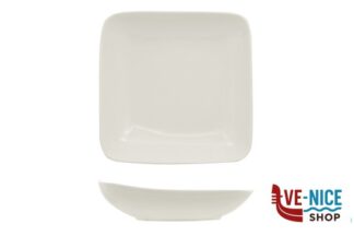 porcellana VITAL SQUARE - PIATTO FONDO CM 21 ASIMMETRICO ARIANE FINE PORCELAIN