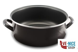 antiederente VITRINOR BLACK-CASSERUOLA 2 MANICI CM.24 2101083 VITRINOR