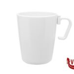 melamina VIVENZI-TAZZA MUG 300 CC CON MANICO MELAMINA BIANCO V0418 VIVENZI PRODUZIONI SRL