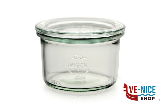 conservazione WECK CILINDRICO - CARTONE 12 VASETTI ML.200 COP.80 751 06687 DOSEN-ZENTRALE ZUCHNER GMBH