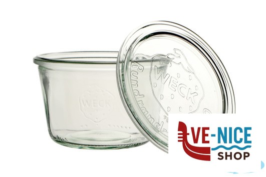 vetro WECK CILINDRICO- CARTONE 6 VASETTI ML.370 CON COPERCHIO 100 741 06753 DOSEN-ZENTRALE ZUCHNER GMBH - immagine 2