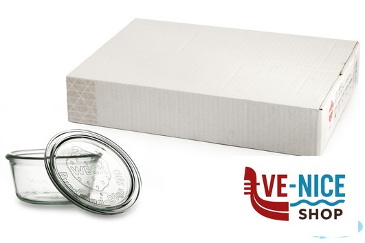 contenitori WECK CILINDRICO- CARTONE 6 VASETTI ML.290 CON COPERCHIO 100 10612 DOSEN-ZENTRALE ZUCHNER GMBH - immagine 3