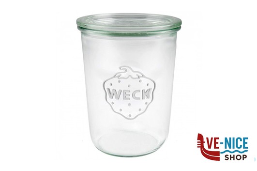 vetro WECK CIL- CARTONE 6 VASETTI ML.850 CON COPERCHIO 100 743 20125 DOSEN-ZENTRALE ZUCHNER GMBH