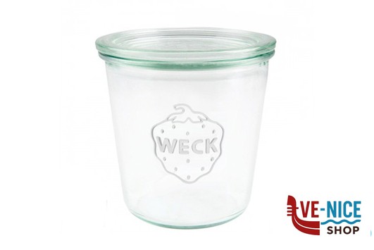 vetro WECK CIL- CARTONE 6 VASETTI ML.580 CON COPERCHIO 100 742 19681 DOSEN-ZENTRALE ZUCHNER GMBH