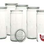 vetro WECK CIL- CARTONE 6 VASI ML.1062 CON COPERCHIO 80   908 DOSEN-ZENTRALE ZUCHNER GMBH