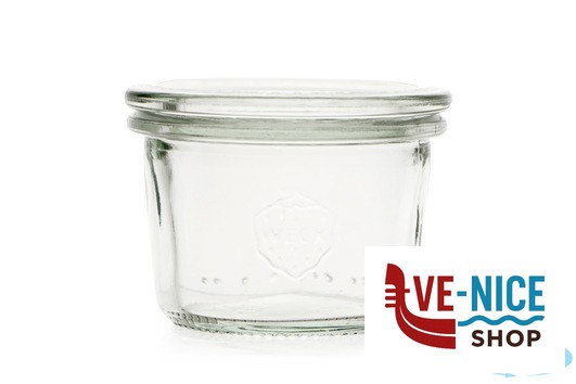 vetro WECK CILINDRICO VASSOIO 6 VASETTI ML.80 COPERCHIO 60 080 DOSEN-ZENTRALE ZUCHNER GMBH - immagine 2