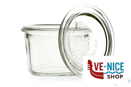 vetro WECK CILINDRICO VASSOIO 6 VASETTI ML.80 COPERCHIO 60 080 DOSEN-ZENTRALE ZUCHNER GMBH - immagine 3