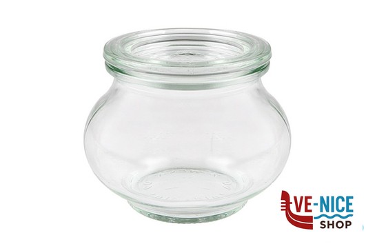 vetro WECK CIL- CARTONE 12 VASETTI ML.220 CON COPERCHIO 60 902 DOSEN-ZENTRALE ZUCHNER GMBH