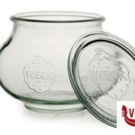 vetro WECK DECO- CARTONE 4 VASETTI ML.1062 CON COPERCHIO 100  748   06498 DOSEN-ZENTRALE ZUCHNER GMBH