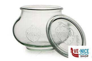 vetro WECK DECO- CARTONE 4 VASETTI ML.1062 CON COPERCHIO 100 748 06498 DOSEN-ZENTRALE ZUCHNER GMBH