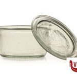 vetro WECK H CILINDRICO- VASETTO ML.165 CON COPERCHIO MM80   976E DOSEN-ZENTRALE ZUCHNER GMBH